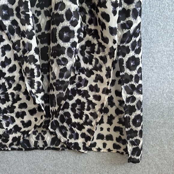 Steve Madden | Duster Kimono Beach Coverup Boho Sheer (OS) Animal Print - Picture 6 of 8